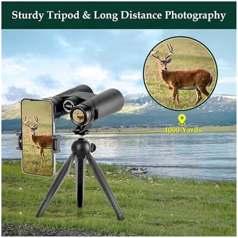 500X25 Portable HD Zoom Binoculars - 5000M/50000M Long Distance Telescope for Hunting, Camping, Sports - Powerful, Lightweight, Precise Focus, Outdoor Adventure Gear