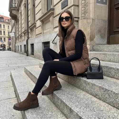 Image of CUSHIONAIRE Britain Genuine Suede Chelsea Ankle Boots for Women