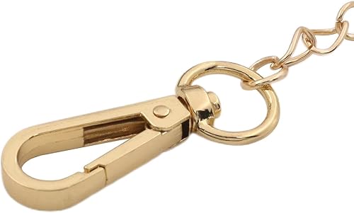 Miniatura 4 de BIKICOCO Perno de gatillo giratorio de 12 pulgadas, cierre de mosquetón con cierre de resorte, extremo de junta tórica, dorado, paquete de 20
