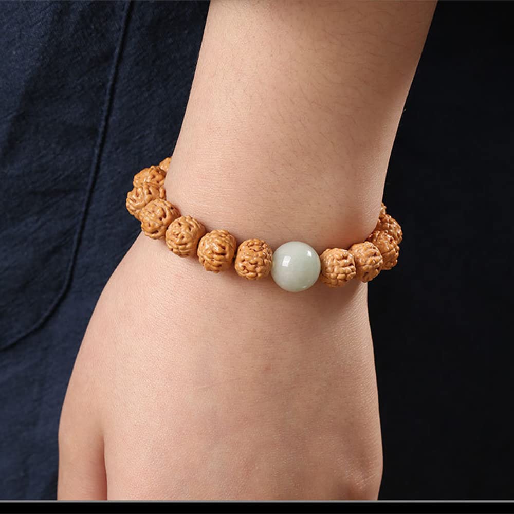 Indonesia Rud raksha Bodhi Bracciale con Perline Buddha a