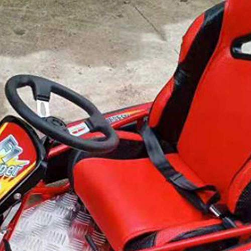 Kart-Lenkrad, Offroad-Kart-Lenkrad, ATV-Kart-Lenkrad, 3-Speichen-PU-Schaum-Fahrzeug für ATV, Go-Kart passt für 150cc-250cc-Motoren