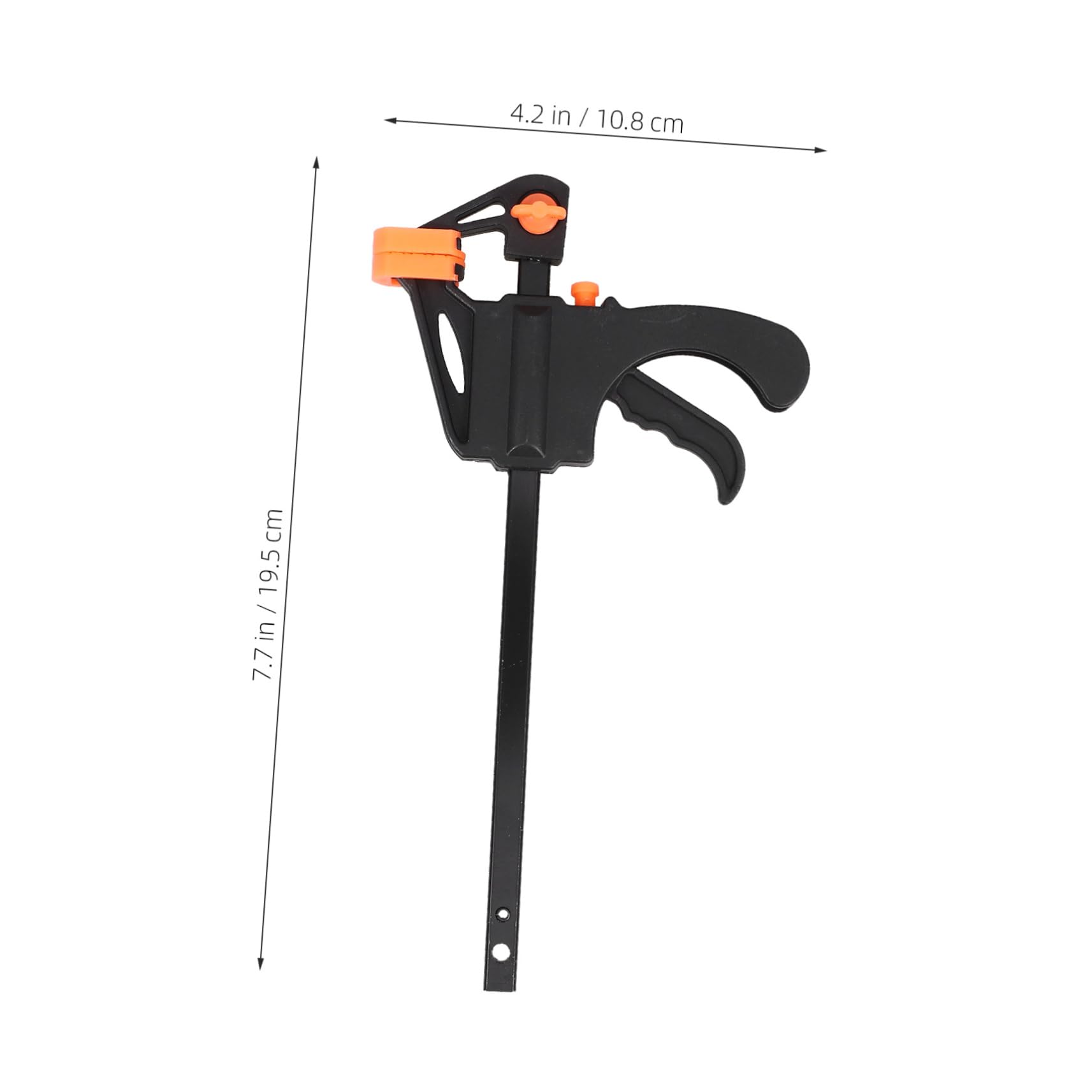 Cabilock Heavy Duty Woodworker Clamps 6pcs Small Bar Clamps F-type Wood Gluing Stainless Steel Quick Ratchet Wood Securing Mini Portable Woodworking