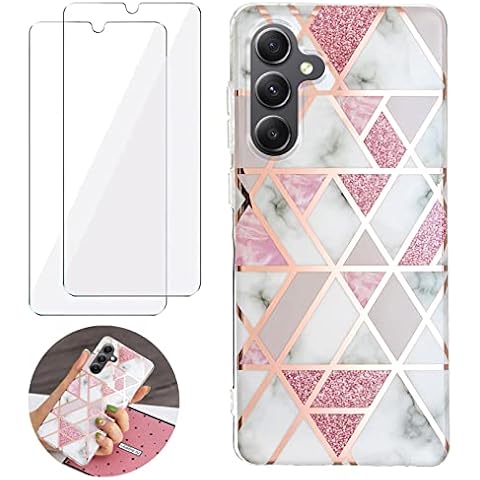 Funda Ikziwreo Samsung Galaxy A34 5G con Protector Pantalla Cristal Templado Cover