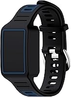 Vista 10 de Correa de silicona para Amazfit Helio Fitness Tracker, correa de repuesto compatible con Amazfit Helio Fitness Tracker, accesorios de correa de Gris