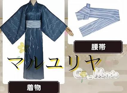 未使用　コスプレ　刀剣乱舞　軽装　にっかり青江　　ウィッグ付き Amazon.co.jp: [FENGLEI] 刀剣乱舞 軽装 和服 浴衣 着物 にっ