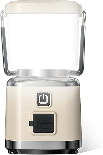 Allspark Linterna LED recargable para campamento, 1000 lúmenes, 4 modos de luz, luces magnéticas para camping, linterna portátil brillante, luces