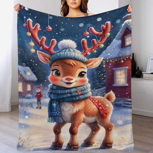 Couverture cerf pour des soirées cocooning chaleureuses au canapé - 2