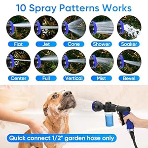 Dog Shower Attachment Water Hose Nozzle Sprayer Set with Metal 3-Way Shower Diverter & 6.6 Ft Long Hose, Tub Faucet Sprayer for Shower Arm Easy Faucet Pup Pet Bathing Sprayer Washer Hose Kit Dog Shower Attachment Water Hose Nozzle Sprayer Set with Metal 3 Way Shower Diverter 66 Ft Long Hose Tub Faucet Sprayer for Shower Arm Easy Faucet Pup Pet Bathing Sprayer Washer Hose Kit