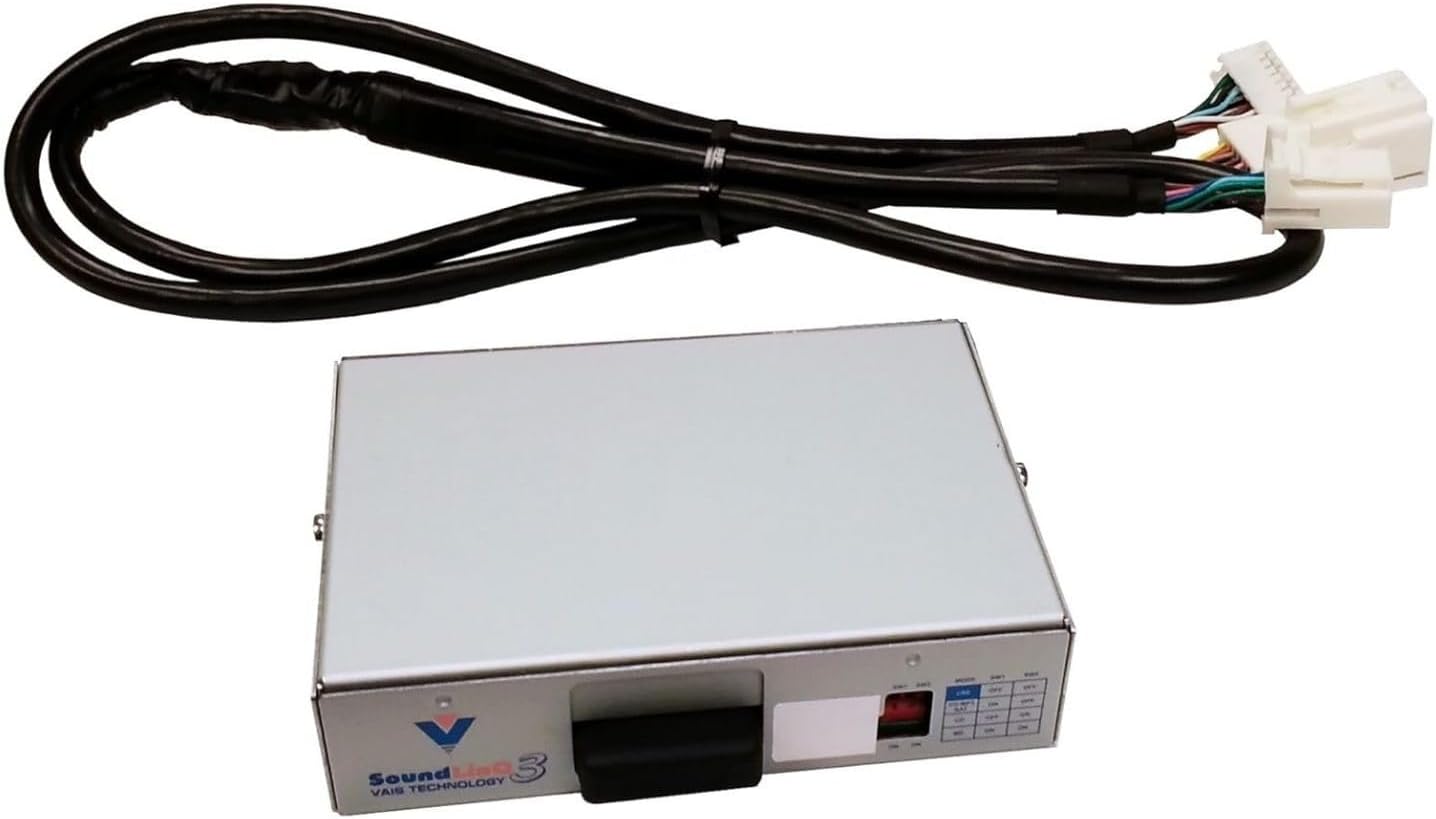 VAIS SL3B-L Bluetooth Audio Streaming Add-On Adapter - Compatible with Lexus (2001-2009) - Wireless Music Streaming Offering Superior Sound Quality, Factory Radio Integration & Steering Wheel Control