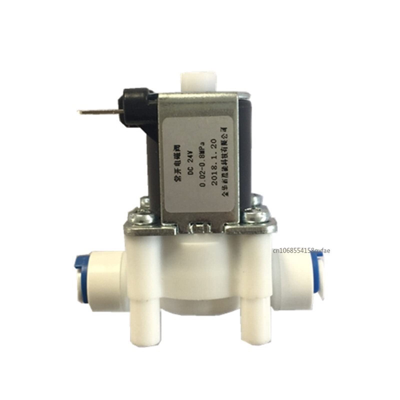 Ieumjnat Normally Open Electric Solenoid Valve Magnetic 1/4" Dc 12V 24V 110V 220V Water Inlet Flow Switch Controller Dispenser(36V)