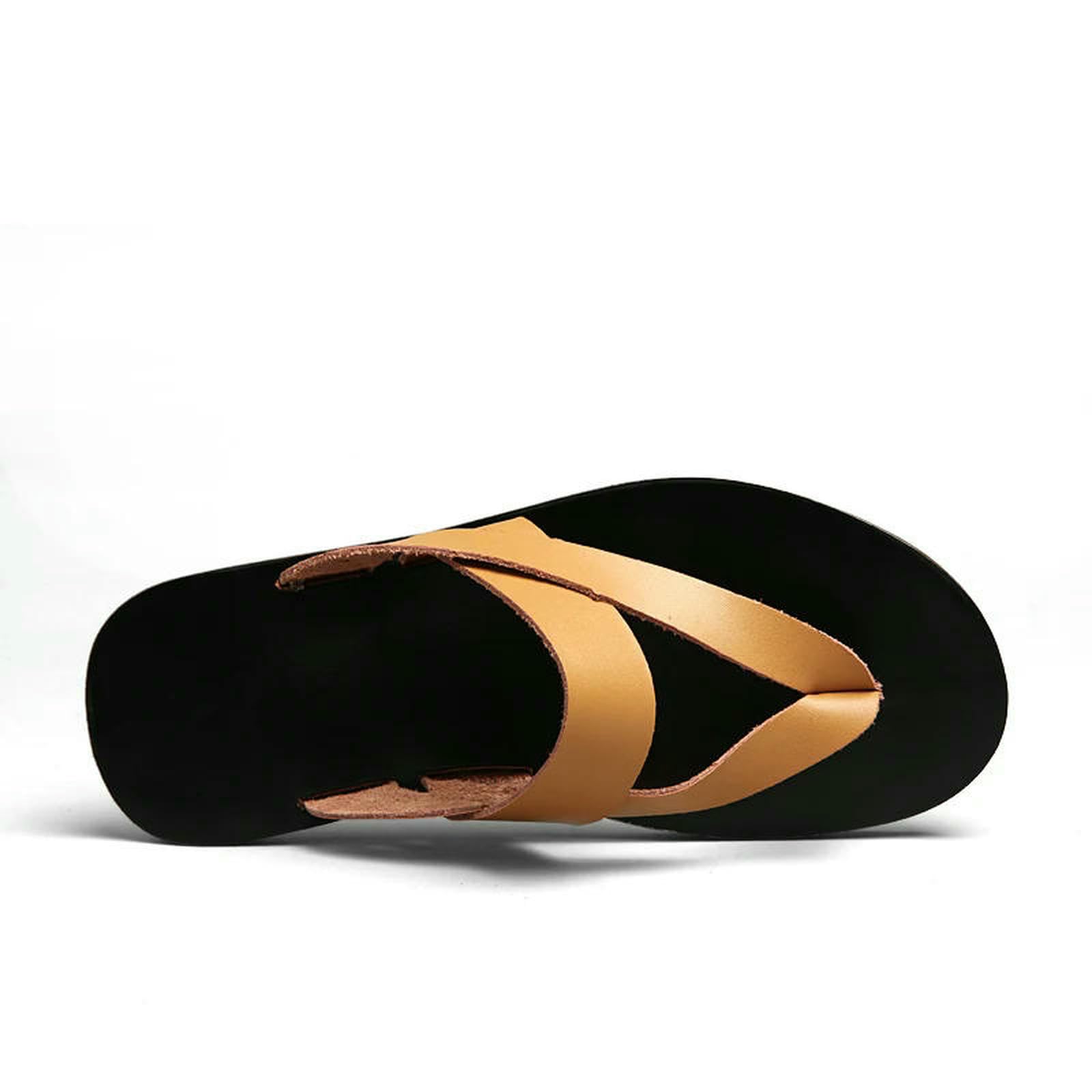 Infradito Uomo Ciabatte da Comode Indossate Come Scarpe Basse Leggere, Sandali Spiaggia Comfort Comprese Uomo-nero-40