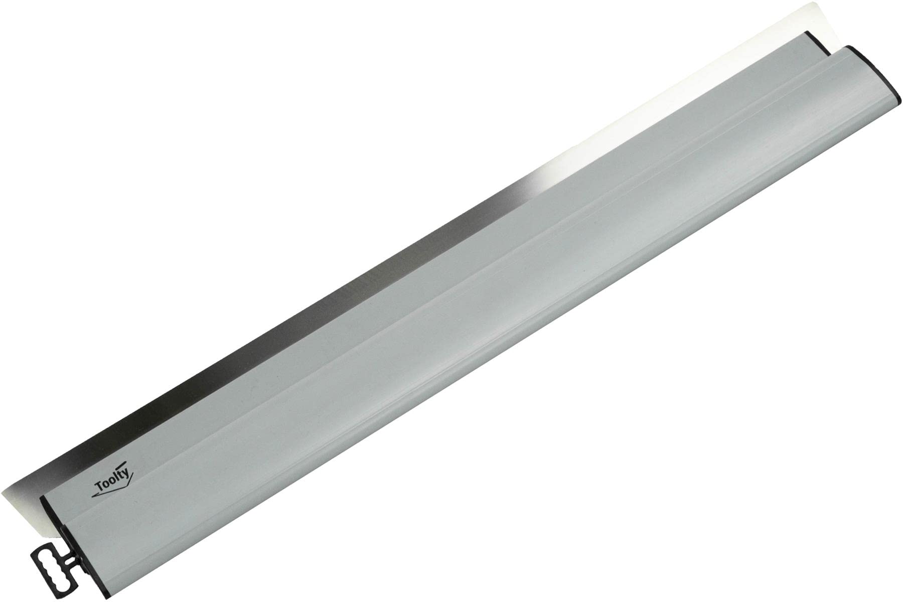 Toolty Skimming Spatula Plastering Darby With Plastic Handle 800mm (32") Stainless Steel With 0.3mm Blade Diy from B&Q