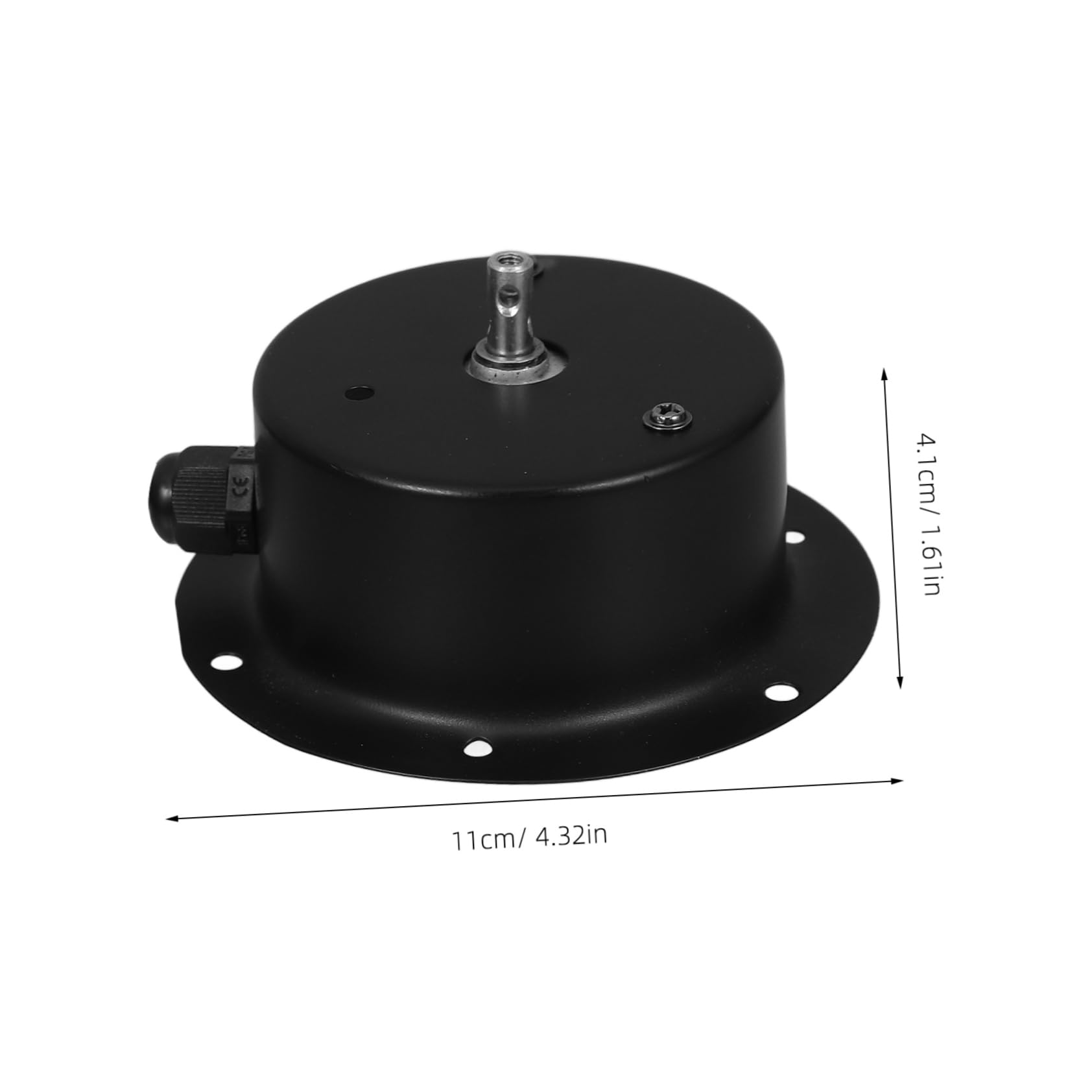 Alipis Moteur Électrique De Boule à Facettes En Verre Système Motorisé Rotatif Pour Effets Visuels Sur Scène