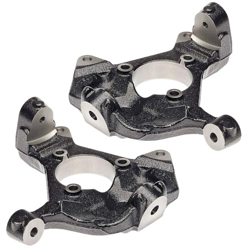 Image of Detroit Axle - 2 Front Steering Knuckles for 2007-2013 Chevy Silverado 1500 GMC Sierra 1500, 2007-2014 Suburban Yukon XL 1500 Tahoe Avalanche, Cadillac Escalade ESV EXT, Steering Knuckle Replacement