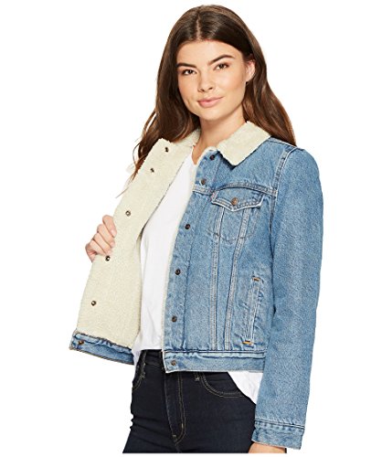 Image of Levi's Women's Original Sherpa Trucker Jackets (Standard and Plus)