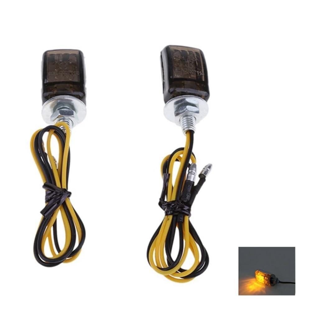 6 Pezzi Universali LED Piccoli Indicatori Di Direzione Moto Doppie Spie Per Moto Lampeggiano Indicatori
