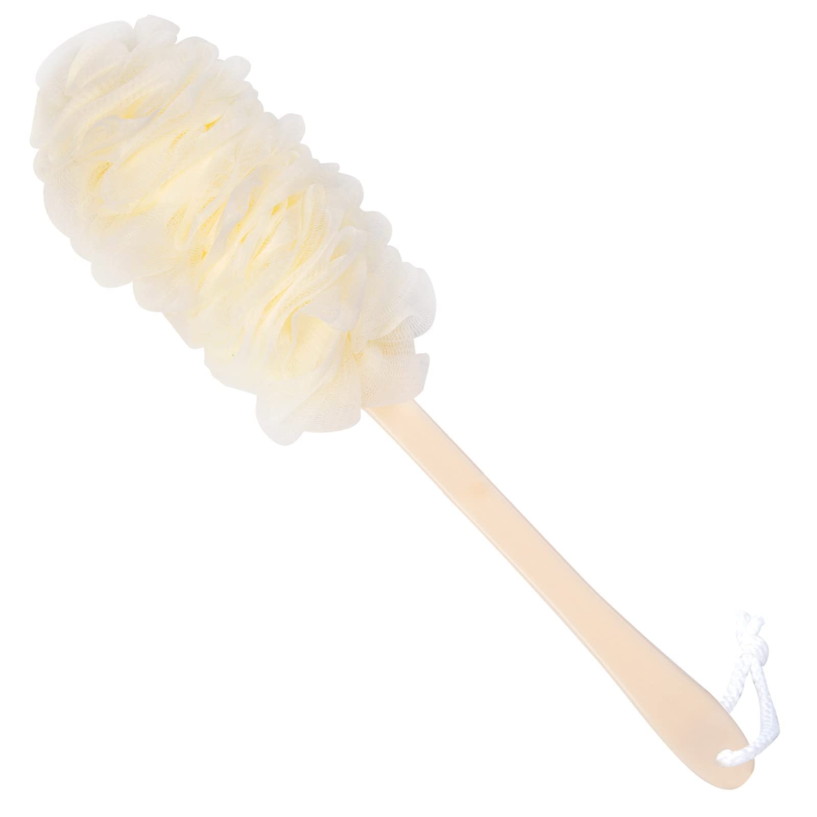 Style Homez AMAZER, Super Soft Shower Sponge Loofah Back Body Scrubber with Long 44cm Handle White Color, Bath Essentials by Style Homez-image-25