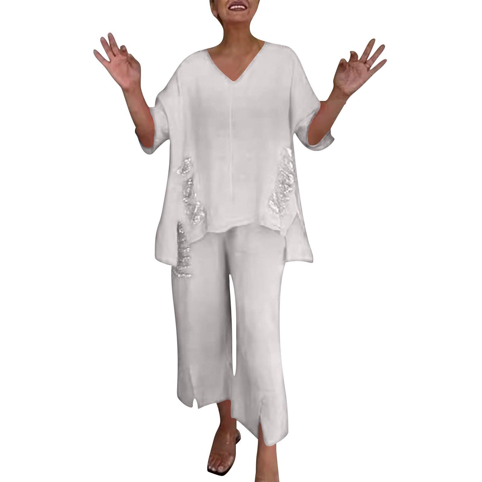 Conjunto Deportivo de 2 Piezas para Mujer Casual y Pantalones Chndalconjuntos Mujer veranoEntallado y estilizado