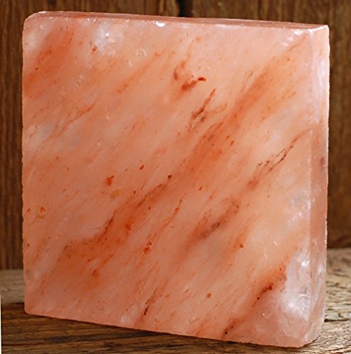 Pack of 2 Small Pure Himalayan Pink Salt Cooking Plank Grilling Block Indoor Outdoor BBQ