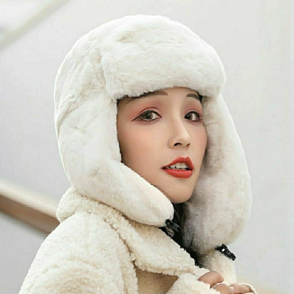 ANEWISH Unisexe Hiver Chapka Ear Flap Trappeur Bomber Casquettes Bonnets Chapeaux Garder Chaud Patinage Ski Pêche Autres Activités en Plein Air