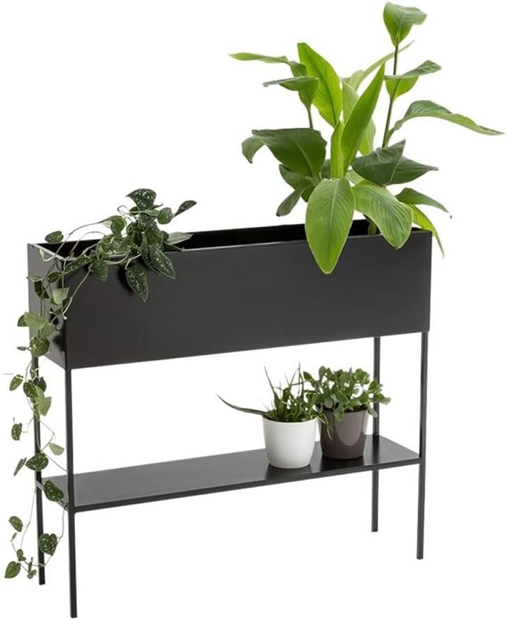 Tiered Plant Stand Indoor Nordic Outdoor Balcony Floor-standing Courtyard Green Plant Rack Outdoor Double-layer Large Plant Rack Outdoor Plant Stands For Patio