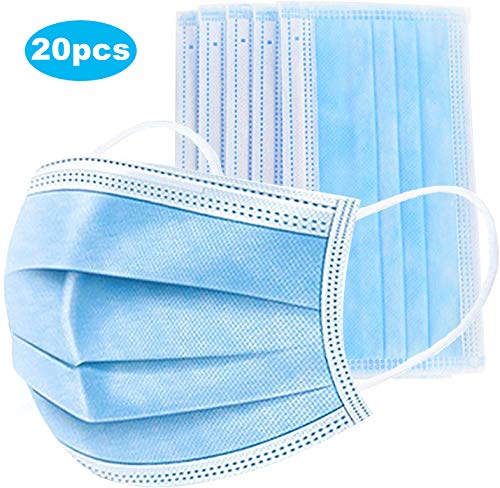 Facial Tissue Disposable Face Cover 3-Ply Mouth Cover,Paper Towels(20PCS)
