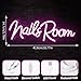 hhuohuona Nails Room Neon Sign Nail Salon Led Sign Dimmable Neon Lights for Wall Decor Nails Tech Spa Salon Studio Light Up Sign Beauty Business Store Shop Led Wall Decor