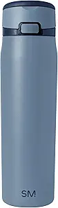 Simple Modern Mesa Loop Water Bottle with Straw | 24oz Cup Holder Friendly Insulated Stainless Steel Bottles for Travel, Sports and School | Deep Dune