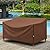 Arcedo Patio Sofa Cover, Waterproof Outdoor 3 Seater Couch Cover, Heavy Duty Durable Windproof Patio Furniture Sectional Protector, 90W x 34D x 32 H Inch, Brown