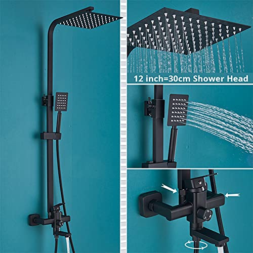 Douche à effet pluie 12 pouces pour éliminer les traces de calcaire