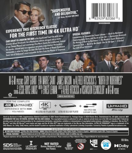 Image of North By Northwest (4K Ultra HD)