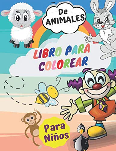 Libro Para Colorear De Animales Para Ninos Libro De Actividades ...