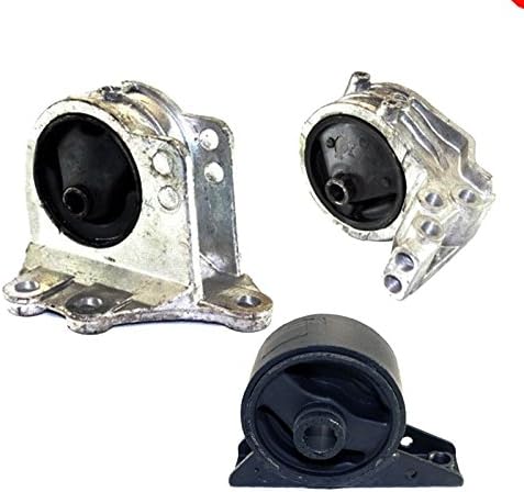 Engine Motor & Transmission Mount Compatible with 1996-1999 Mitsubishi Eclipse 2.0L Turbo/2.4L MANUAL Set 3pc -K0533 |A6657 A6673 A6672