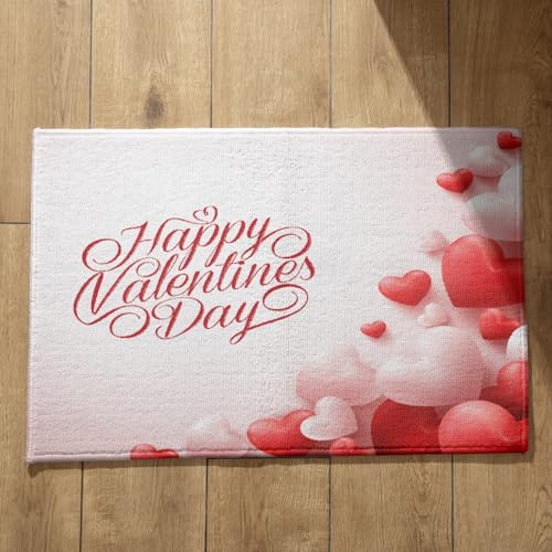 Tapis d'entrée hyper absorbant J'adore la Saint-Valentin CEVAN 50x80 cm - 2