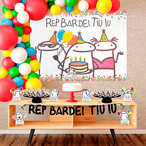 Flork Meme Decoração Rep Bardei Tiu Iu Kit Festa Aniversário
