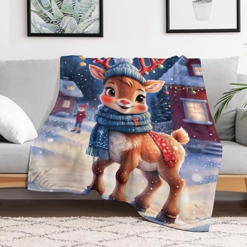 Couverture cerf pour des soirées cocooning chaleureuses au canapé - 3