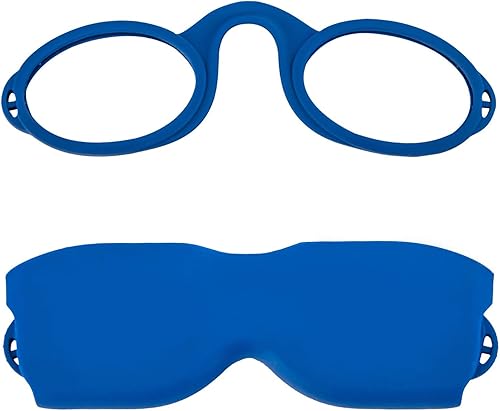 Miniatura 2 de REAVEE Lentes de lectura ultra delgados sin brazos para hombres y mujeres, lectores pequeños y planos, tamaño de bolsillo compacto con soporte