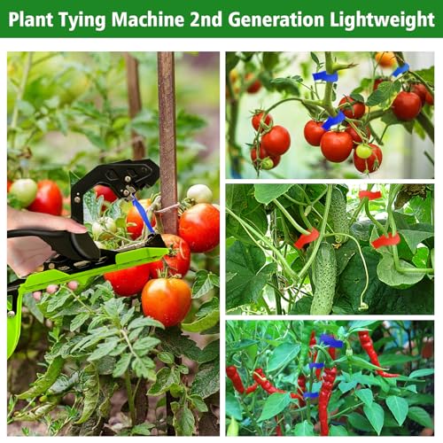 Plant-Tying-Machine-Ultra-light-Plant-Tape-Gun-Tool-to-Tie-Up-Vine-Quickly-Second-Generation-Garden-Plant-Tie-Machine-Suitable-for-Outdoor-Tomatoes-Vegetable-and-Fruit-with-Shears-Tapes-and-Staple