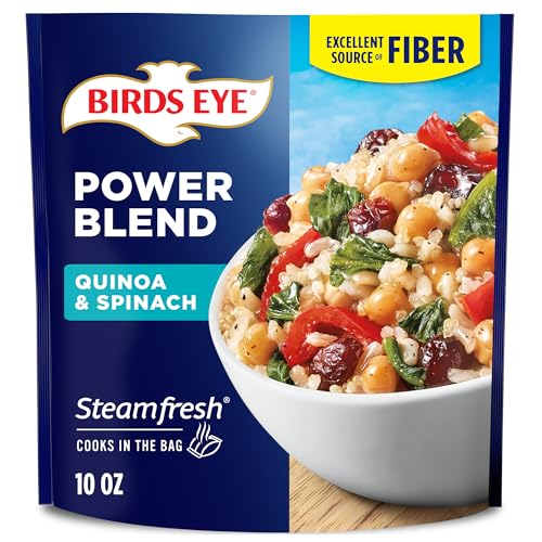 Birds Eye Steamfresh Quinoa and Spinach Power Blend, Frozen Sides,