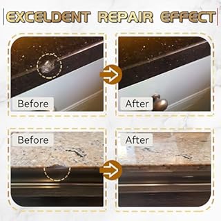 Quartz Countertop Repair Kit, Marble Repair Kit, Strong Bond, Seamless Finish for Granite Repair, Ideal for Mable, Porcelain, Tile, Sink Crack, Chip Scratch, Hole, 100g