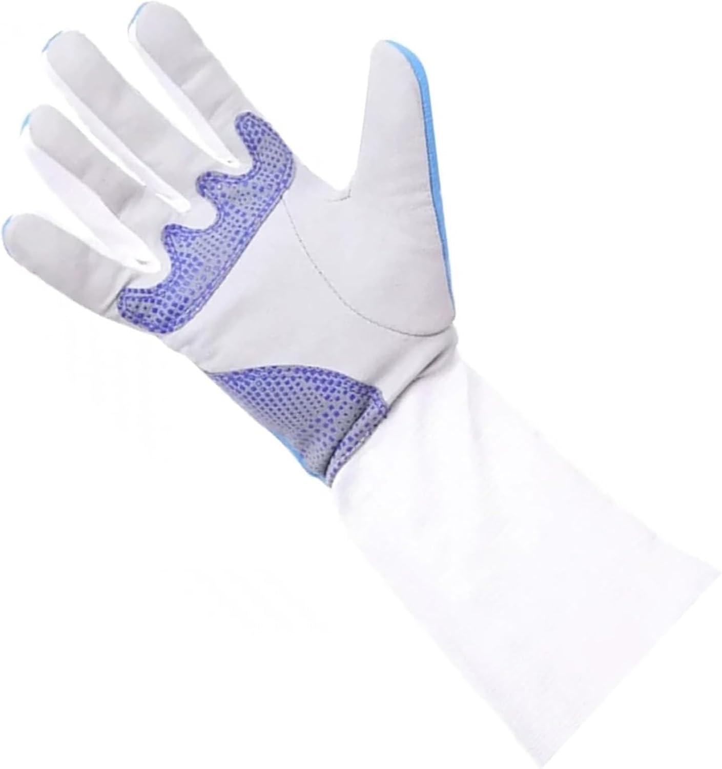 Fencing Gloves for Foil Epee and Saber - Washable Anti-Skid Practice Gloves- Artificial Leather Mitten for Fencing Match and Bout Practice