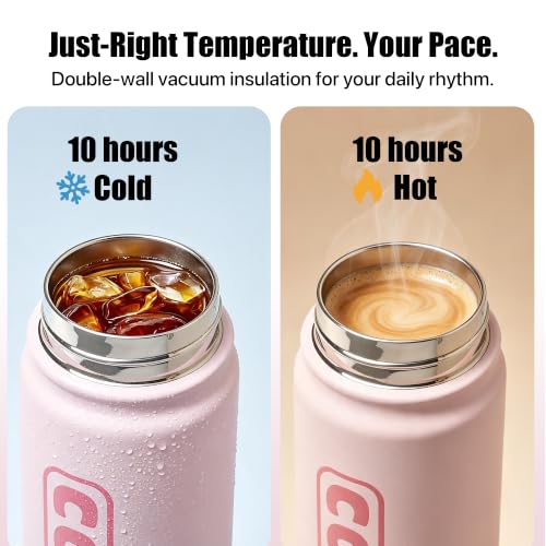 Coifer 22 oz Lightweight Insulated Water Bottle with Handle - image 5
