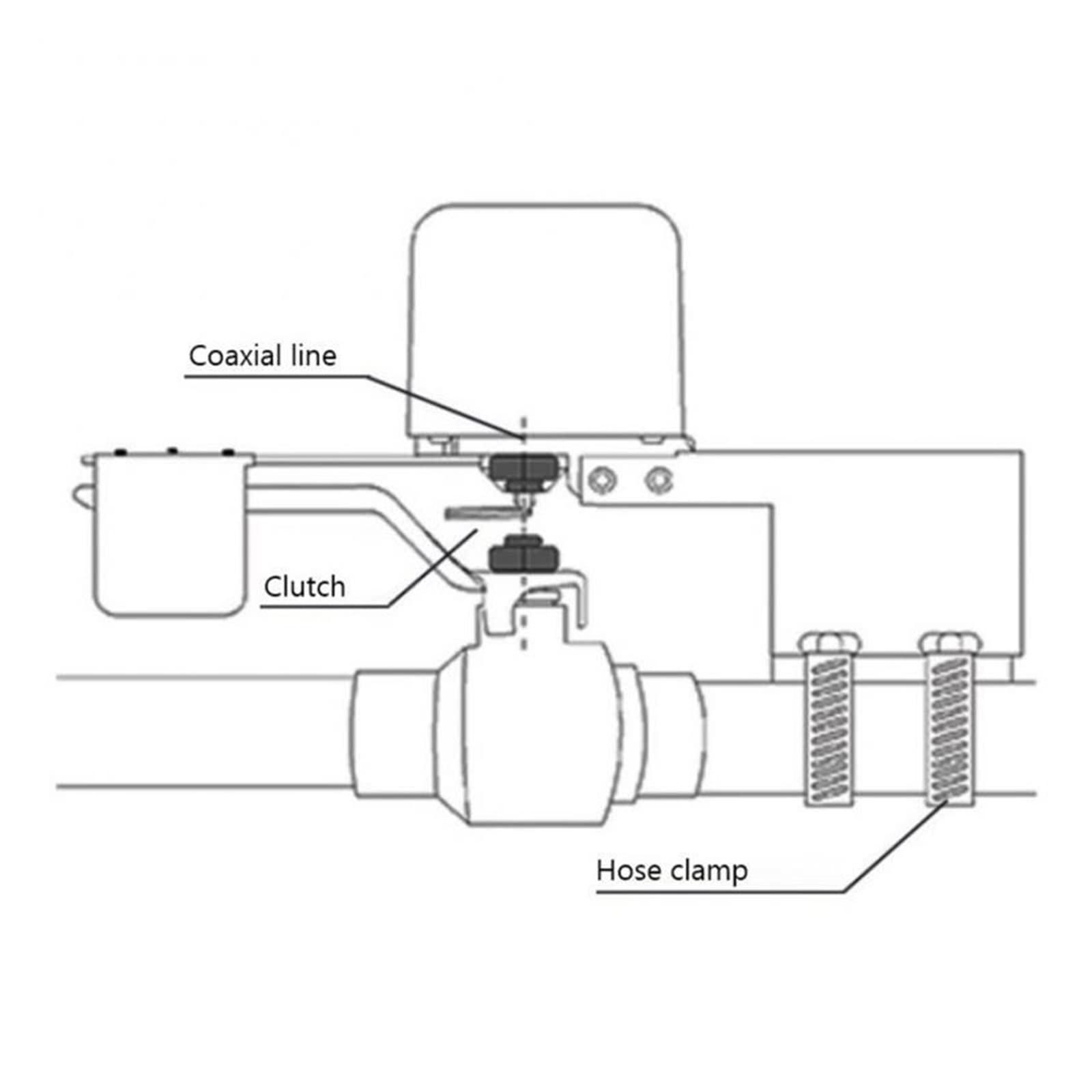 Controladores de riego automático Controlador de válvula inteligente compatible con for agua, gas, apagado automático, válvula de agua inteligente, vida inteligente Ampliamente utilizado en el medio a