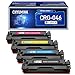 JC Toner Compatible Toner Cartridge Replacement for Canon 046 (Black Cyan Magenta Yellow, 4-Pack)