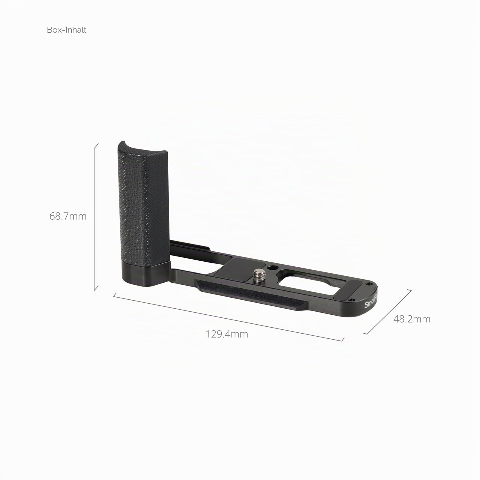 SMALLRIG L-förmiger Griff für Panasonic LUMIX L10, Ergonomischer Seitengriff, Schnellwechselplatte für Arca Swiss, Kompatibel mit Stativen, Einfache Montage – (Schwarz) 5700