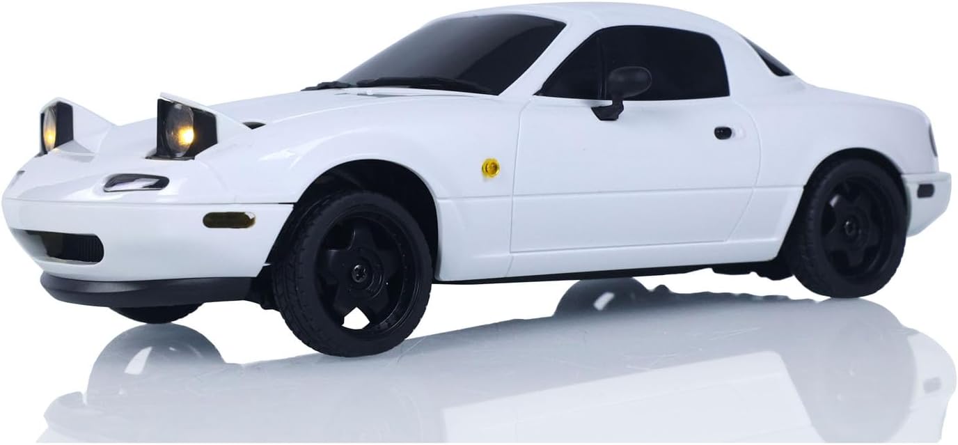 TOUCAN RC HOBBY 1/18 LDRC Radio Control Drift Car Model On Road Vehicles Linear Speed LED Flip Light Battery Motor USB Charge MX5 for Ages 14+