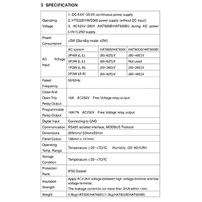 Hat600 تحكم مفتاح النقل التلقائي (ats)