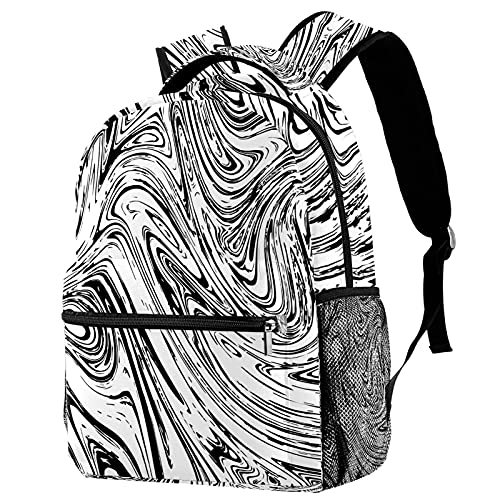 Sac à dos de voyage Leisure Daypacks Campus marbre pour filles et garçons