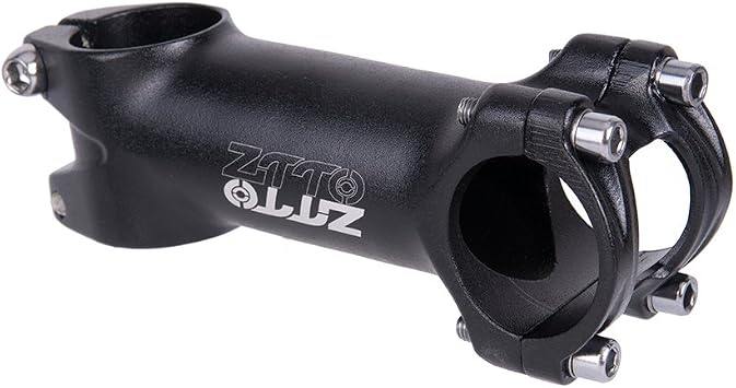 ZTTO Bike Stem 7 Degree 31.8mm, Mountain Bike Stem 32/60/80/90/100mm Length High-Strength Lightweight Bicycle Handlebar Stem For XC, AM, Road Bike, BMX 100mm