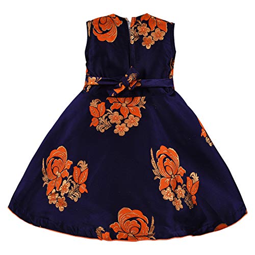 Image of Wish Karo Baby Girls Frock Birthday Dress for Girls - Satin - (fe2725)
